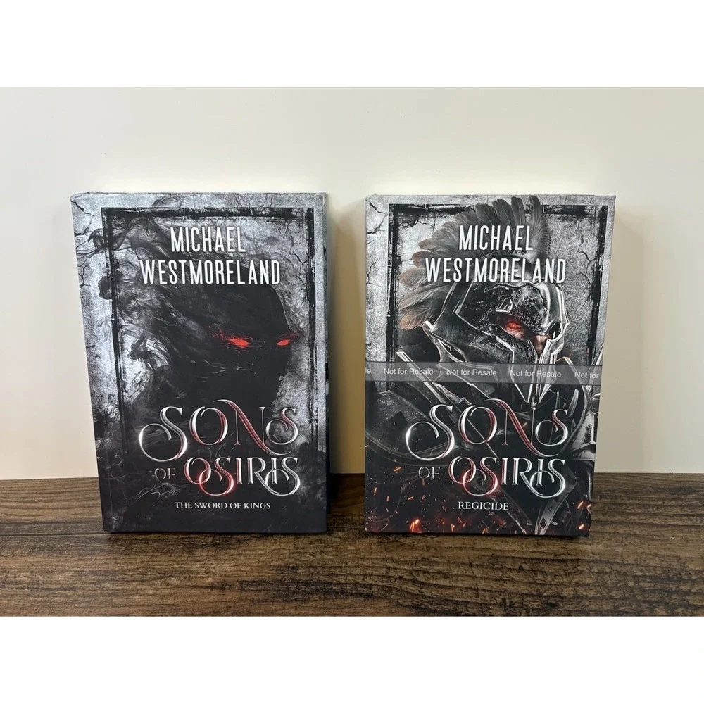 Micheal Westmoreland Sons Of Osiris Sword Of Kings Regicide Book 1 & 2 Signed